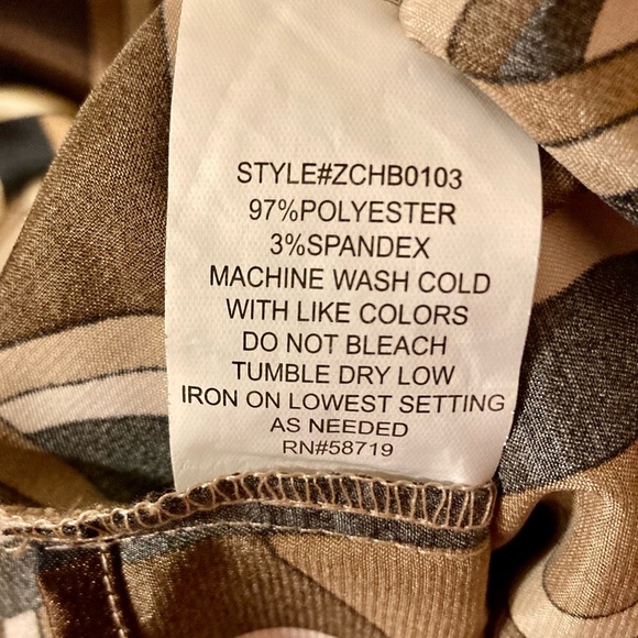 Elementz Brown Ruffle Top - Picture 7 of 9